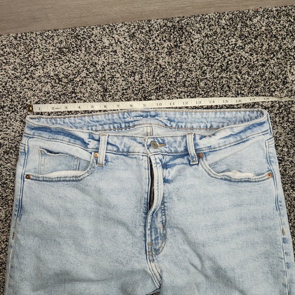 Old Navy High Rise OG Loose Women's Size 16 Tall Lightwash Relaxed Mom Jean 90s - Picture 2 of 7